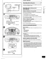 Preview for 31 page of Panasonic RXES30 - RADIO CASSETTE W/CD Operating Instructions Manual