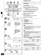 Preview for 38 page of Panasonic RXES30 - RADIO CASSETTE W/CD Operating Instructions Manual