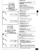 Preview for 39 page of Panasonic RXES30 - RADIO CASSETTE W/CD Operating Instructions Manual