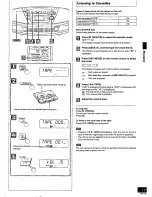 Preview for 41 page of Panasonic RXES30 - RADIO CASSETTE W/CD Operating Instructions Manual