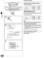 Preview for 42 page of Panasonic RXES30 - RADIO CASSETTE W/CD Operating Instructions Manual