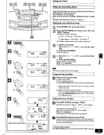 Preview for 49 page of Panasonic RXES30 - RADIO CASSETTE W/CD Operating Instructions Manual