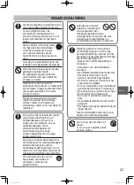 Preview for 23 page of Panasonic S-15MF3E5A Operating Instructions Manual