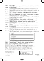 Preview for 60 page of Panasonic S-15MF3E5A Operating Instructions Manual