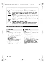 Preview for 32 page of Panasonic S-HTB480 Operating Instructions Manual