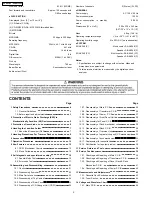 Preview for 2 page of Panasonic SA-AK340P Service Manual