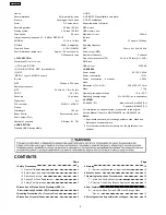 Preview for 2 page of Panasonic SA-AK450PL Service Manual