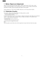 Preview for 4 page of Panasonic SA-AK631PL Service Manual