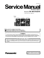 Panasonic SA-AKX14LM-K Service Manual preview