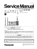 Panasonic SA-BT235P Service Manual preview