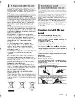 Preview for 3 page of Panasonic SA-BTT400 Operating Instructions Manual