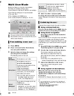 Preview for 24 page of Panasonic SA-BTT400 Operating Instructions Manual