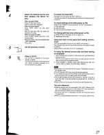 Preview for 27 page of Panasonic SA-CH74 Operating Instructions Manual