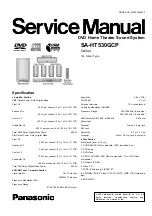 Panasonic SA-HT530GCP Service Manual preview