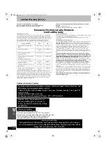 Preview for 62 page of Panasonic SA-HT800 Operating Instructions Manual