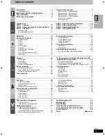 Preview for 3 page of Panasonic SA-HT820 Operating Instructions Manual