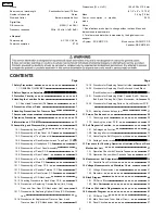 Preview for 2 page of Panasonic SA-PM21PC Service Manual