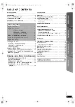 Preview for 5 page of Panasonic SA-XH170 Operating Instructions Manual