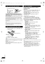 Preview for 8 page of Panasonic SA-XH170 Operating Instructions Manual