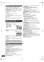 Preview for 14 page of Panasonic SA-XH170 Operating Instructions Manual