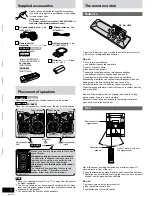 Preview for 4 page of Panasonic SAAK403 - MINI HES W/CD PLAYER Operating Instructions Manual