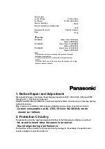 Preview for 3 page of Panasonic SAAK44 - MINI HES W/CD PLAYER Service Manual