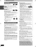 Preview for 10 page of Panasonic SAHT1500 - RECEIVER W/HD&DVD REC Operating Manual