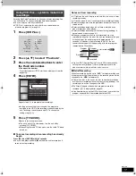 Preview for 17 page of Panasonic SAHT1500 - RECEIVER W/HD&DVD REC Operating Manual