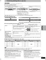 Preview for 31 page of Panasonic SAHT1500 - RECEIVER W/HD&DVD REC Operating Manual