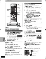 Preview for 36 page of Panasonic SAHT1500 - RECEIVER W/HD&DVD REC Operating Manual