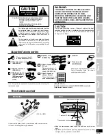 Preview for 3 page of Panasonic SAHT400 - RECEIVER Operating Instructions Manual