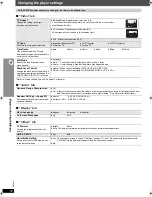 Preview for 22 page of Panasonic SAHT640 - DVD THEATER RECEIVER Operating Instructions Manual