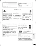 Preview for 35 page of Panasonic SAHT640 - DVD THEATER RECEIVER Operating Instructions Manual