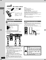 Preview for 8 page of Panasonic SAHT670 - RECEIVER W/5-DISK DV Operating Instructions Manual