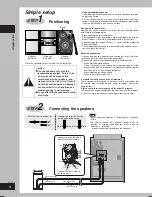 Preview for 6 page of Panasonic SAPM39D - MINI HES W/CD PLAYER Operating Instructions Manual