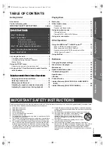 Preview for 5 page of Panasonic SAPT480 - DVD HOME THEATER SOUND SYSTEM Operating Instructions Manual