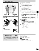 Preview for 13 page of Panasonic SAST1 - SINGLE DVD MINI SYST Operating Instructions Manual