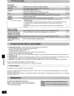 Preview for 42 page of Panasonic SB-FS803A Operating Instructions Manual