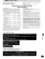 Preview for 43 page of Panasonic SB-FS803A Operating Instructions Manual