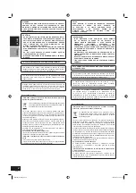 Preview for 4 page of Panasonic SB-TP100 Operating Instructions Manual