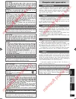 Preview for 23 page of Panasonic SB-WA800 Operating Instructions Manual