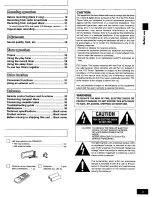 Preview for 3 page of Panasonic SC-AK15 Operating Instructions Manual