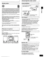 Preview for 5 page of Panasonic SC-AK15 Operating Instructions Manual