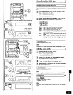 Preview for 25 page of Panasonic SC-AK15 Operating Instructions Manual