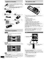 Preview for 4 page of Panasonic SC-AK310 Operating Instructions Manual