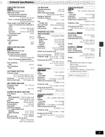 Preview for 45 page of Panasonic SC-AK75 Operating Instructions Manual