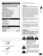 Preview for 3 page of Panasonic SC-AK78 Operating Instructions Manual