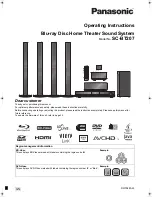 Panasonic SC-BT207 Operating Instructions Manual preview