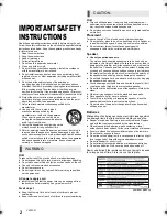 Preview for 2 page of Panasonic SC-BTT196 Owner'S Manual