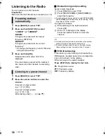 Preview for 30 page of Panasonic SC-BTT282 Operating Instructions Manual